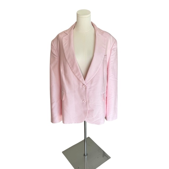 Selkie - The Baby Soft Romeo Oversized Blazer Chic Pink Blazer Sz S - Picture 4 of 10